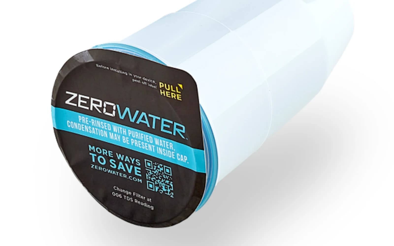 ZeroWater dispenser on kitchen counter
