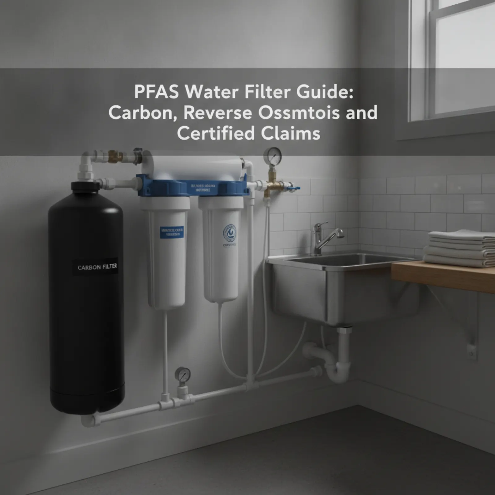 PFAS Water Filter Guide: Carbon, RO and Certified Claims